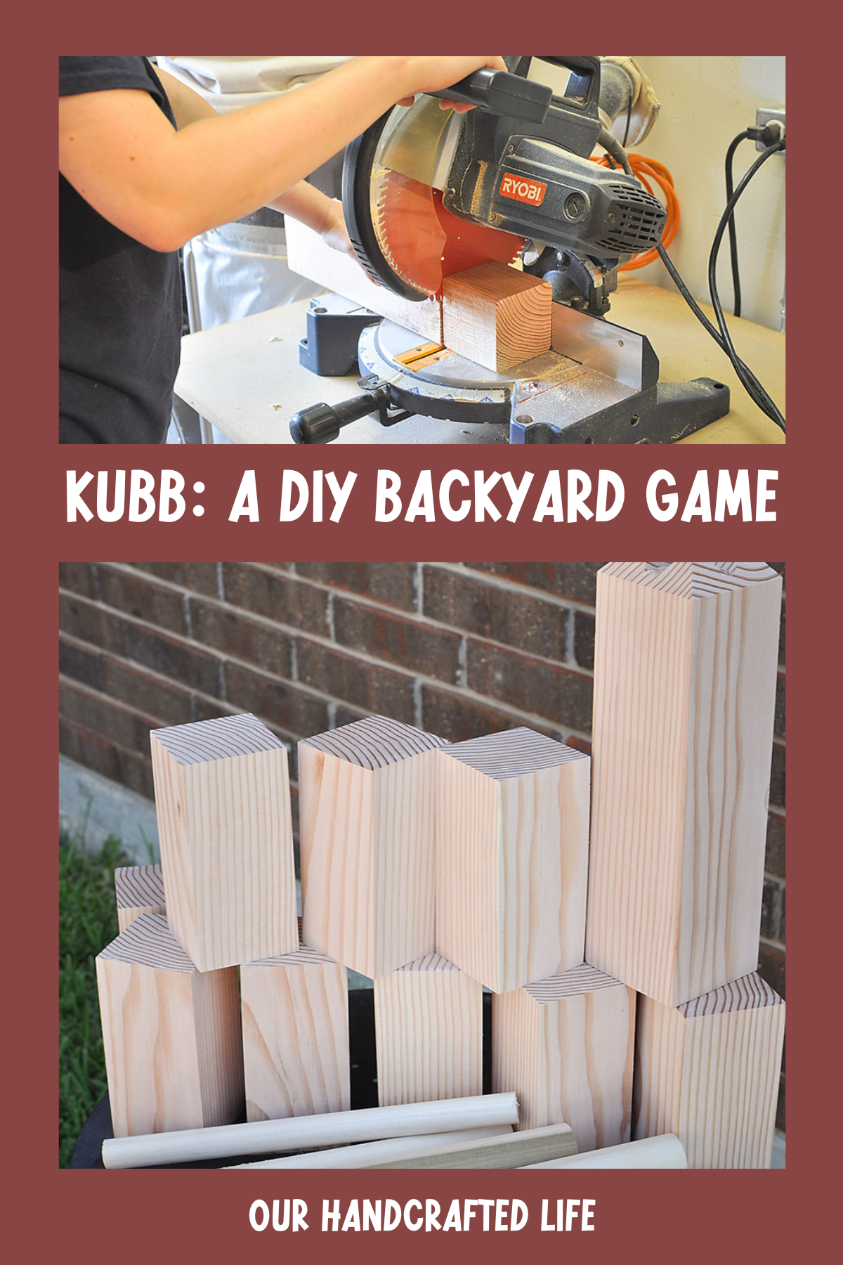 Kubb is an ancient Scandinavian game that's perfect for friendly competition. This post from Our Handcrafted Life shows you how to make your own Kubb set with just a few materials. The game involves a mix of strategy and skill as you toss wooden batons to knock over your opponent's blocks. It’s easy to set up and super fun for all ages!