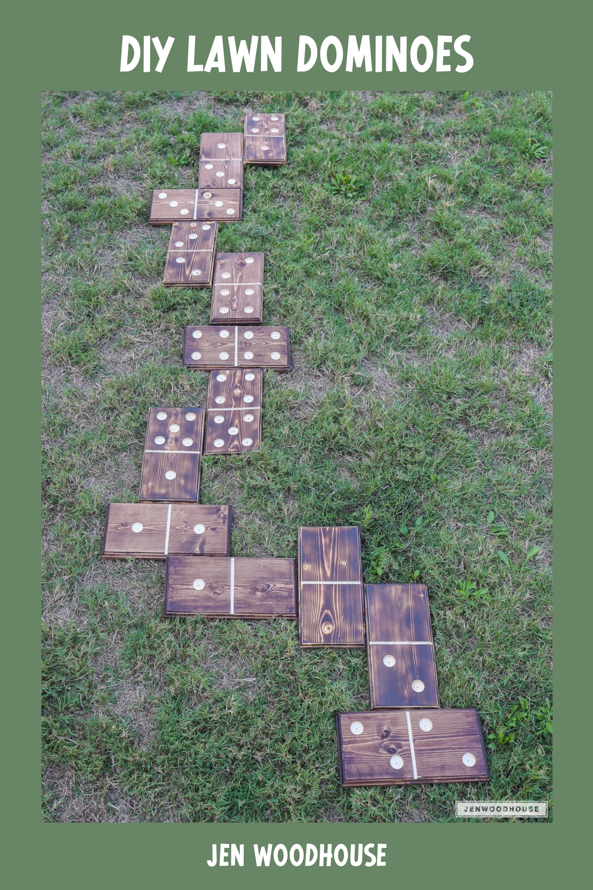 Jen Woodhouse brings a fun twist to the classic dominoes game with her DIY lawn dominoes tutorial. This oversized version is perfect for playing in the backyard or at the park. Plus, it’s a unique way to introduce kids to the game of dominoes!