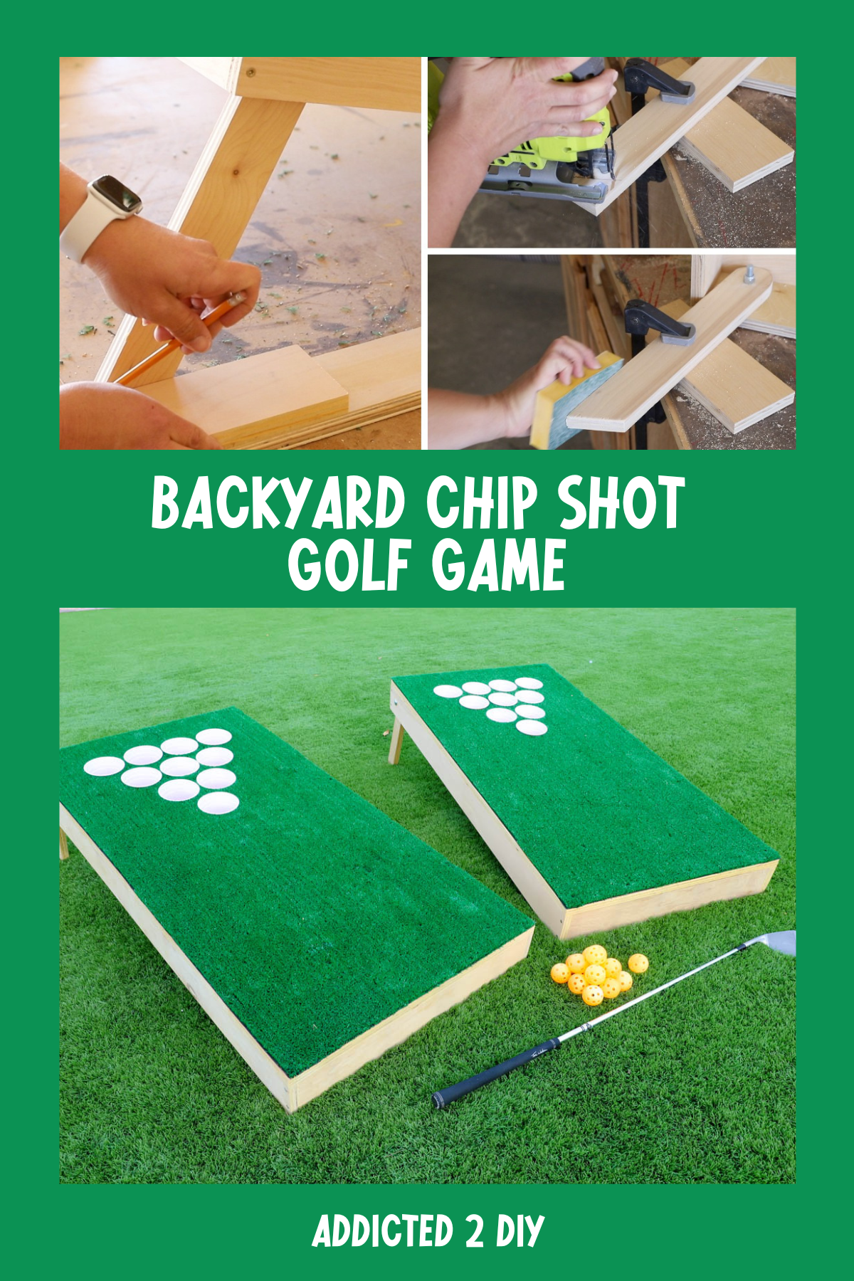 Calling all golf lovers! Addicted 2 DIY has an awesome guide to creating a backyard chip shot golf game. It's a great way to practice your chipping skills or to introduce kids to the game. The best part? You can customize it to match your skill level, making it challenging for everyone.