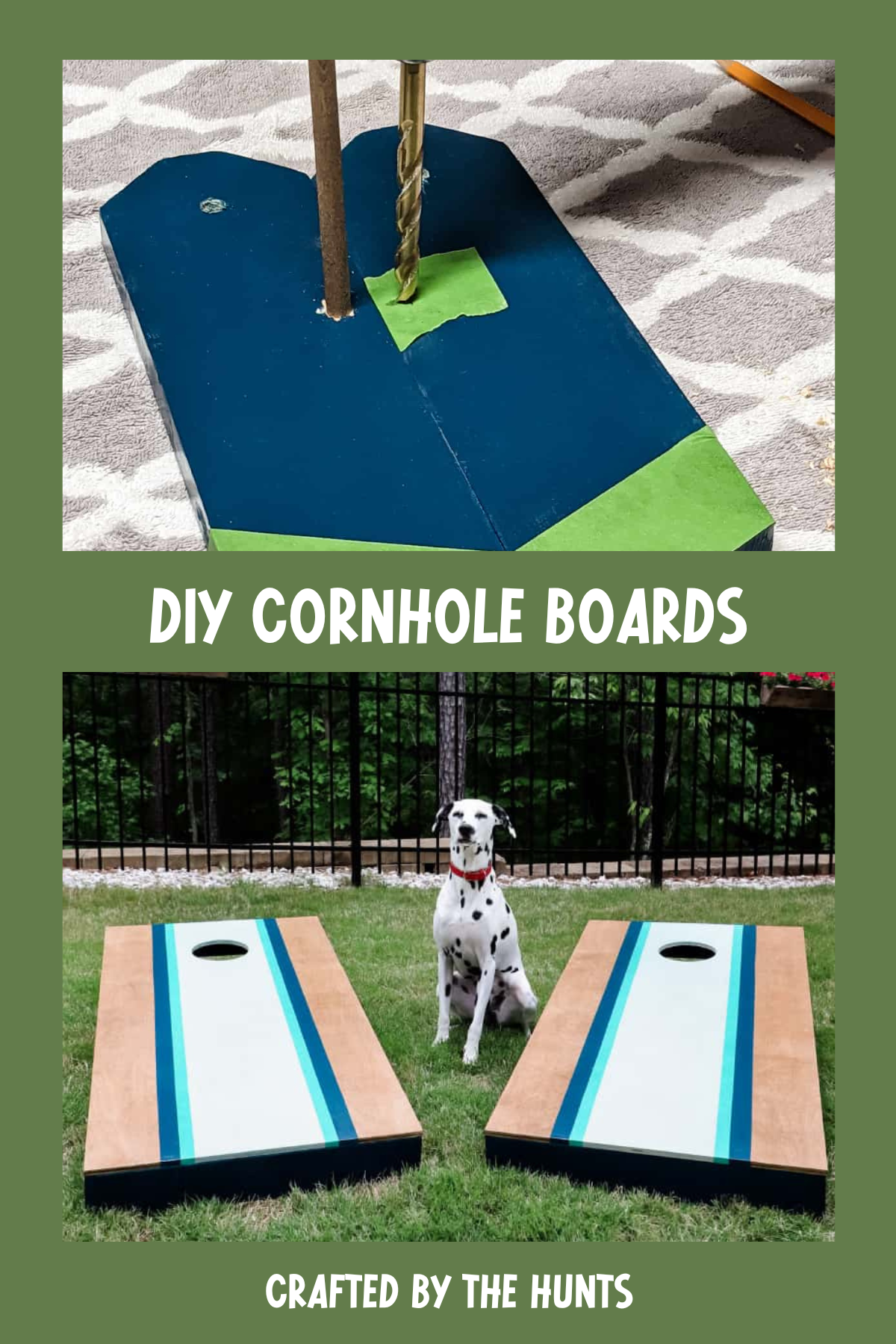 Cornhole is a backyard staple, and Crafted by the Hunts shows you how to build your very own set of cornhole boards. The best part is that you can paint and decorate them however you like! Perfect for family gatherings, BBQs, and summer parties.