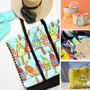 These DIY beach tote bags are fabulous! Thanks for sharing!