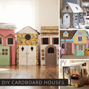 WOW these DIY cardboard playhouses are brilliant!