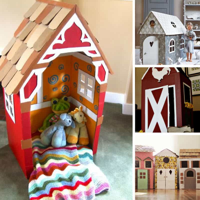 15 Amazing Diy Cardboard Playhouses Your Kids Will Want To Live In