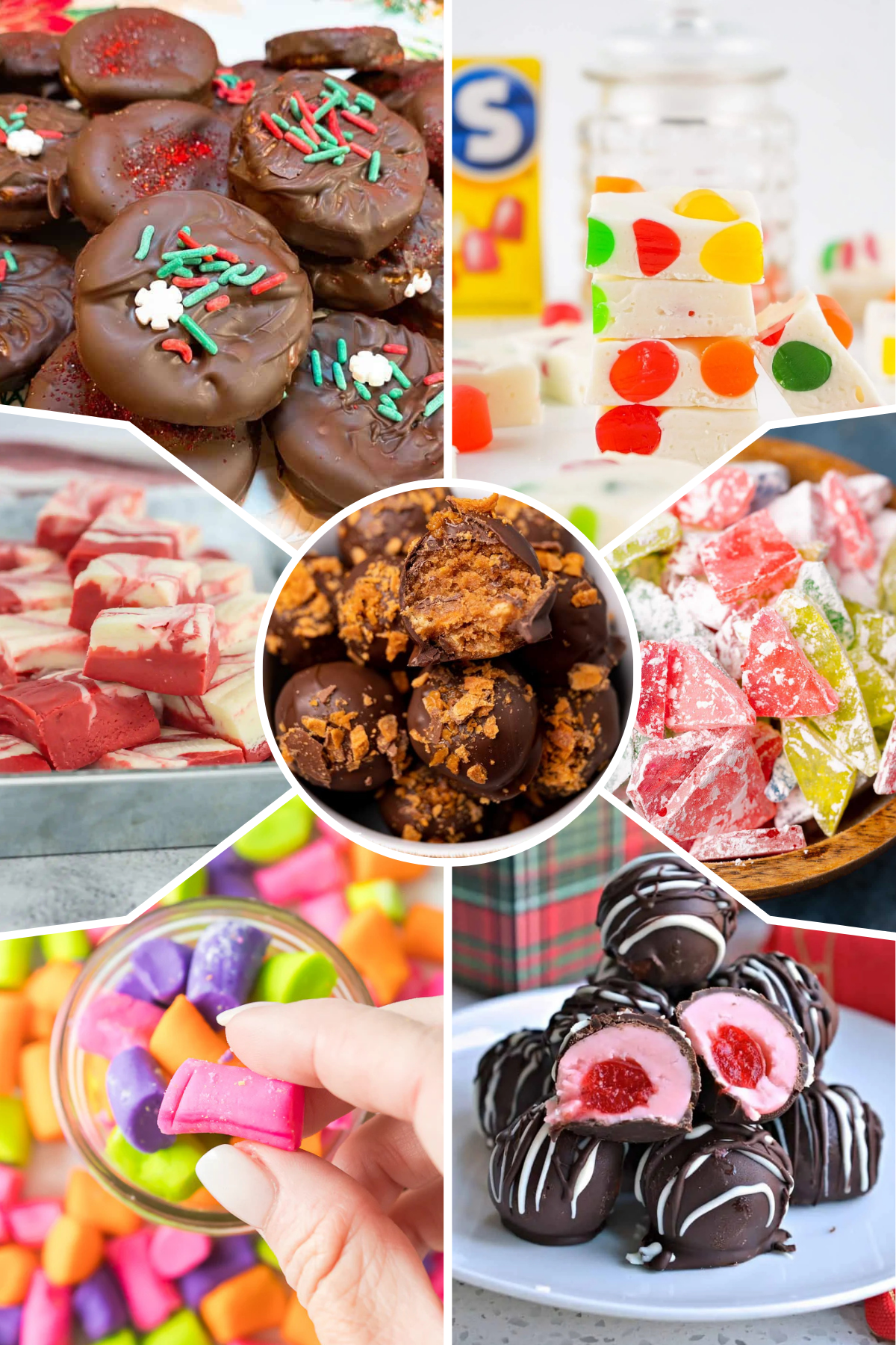 Discover these festive, easy-to-make Christmas candy recipes! From peppermint bark to classic fudge, these treats are perfect for gifting, sharing, or indulging. 🍫🎄 #HolidayTreats #ChristmasCandy