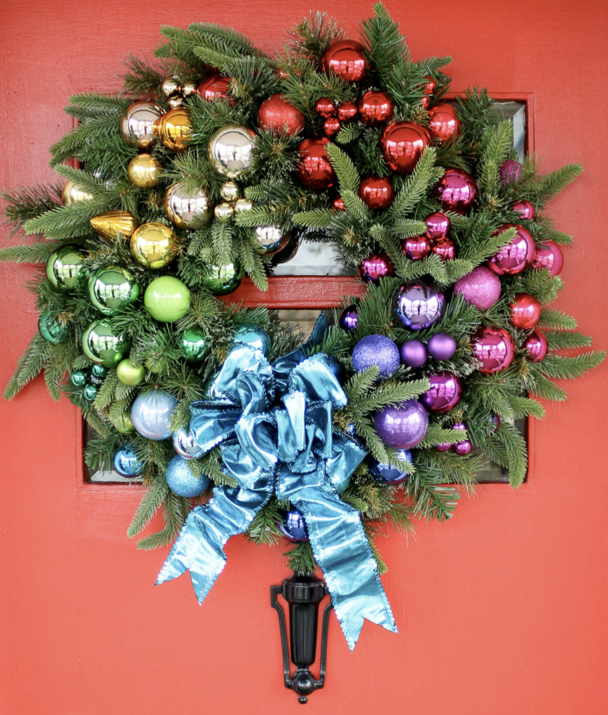 Brighten up your door with this colorful, gradient rainbow wreath! A unique twist for those who love a pop of color, it’s a cheery way to celebrate. See the DIY.