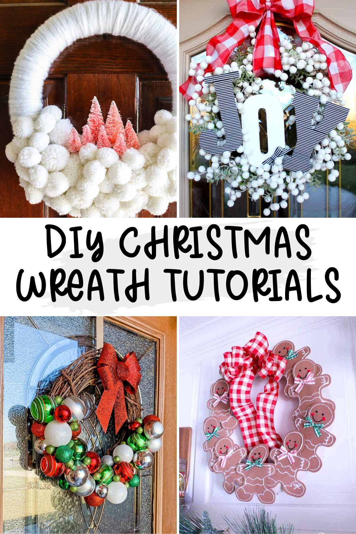 Spruce up your front door with these 10 creative DIY Christmas wreaths! Perfect for adding a personal touch to your holiday decor this season.