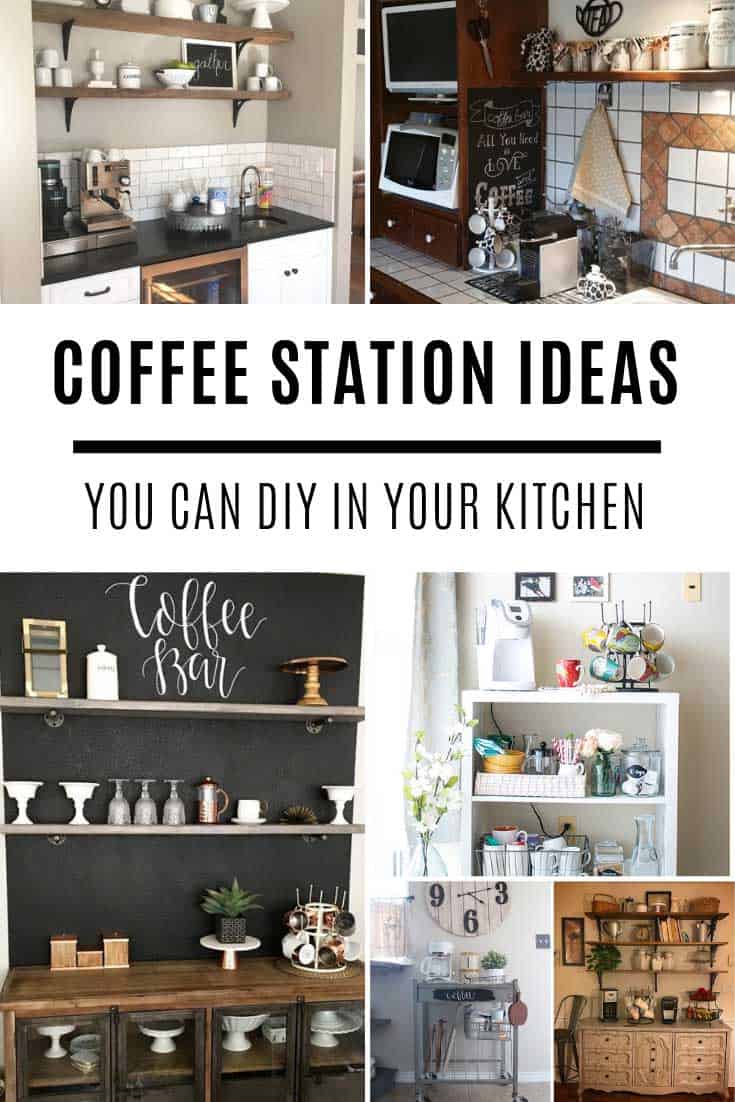 Upgrade Your Kitchen With a Stylish DIY Coffee Bar