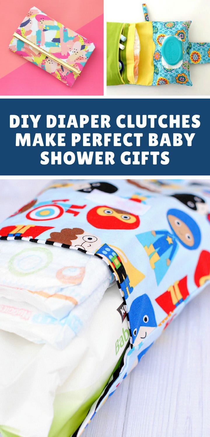 DIY Diaper Clutch Baby Shower Gift
