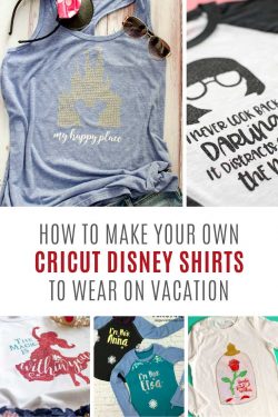 DIY SVG Disney Shirt Ideas {You can make for your vacation!}