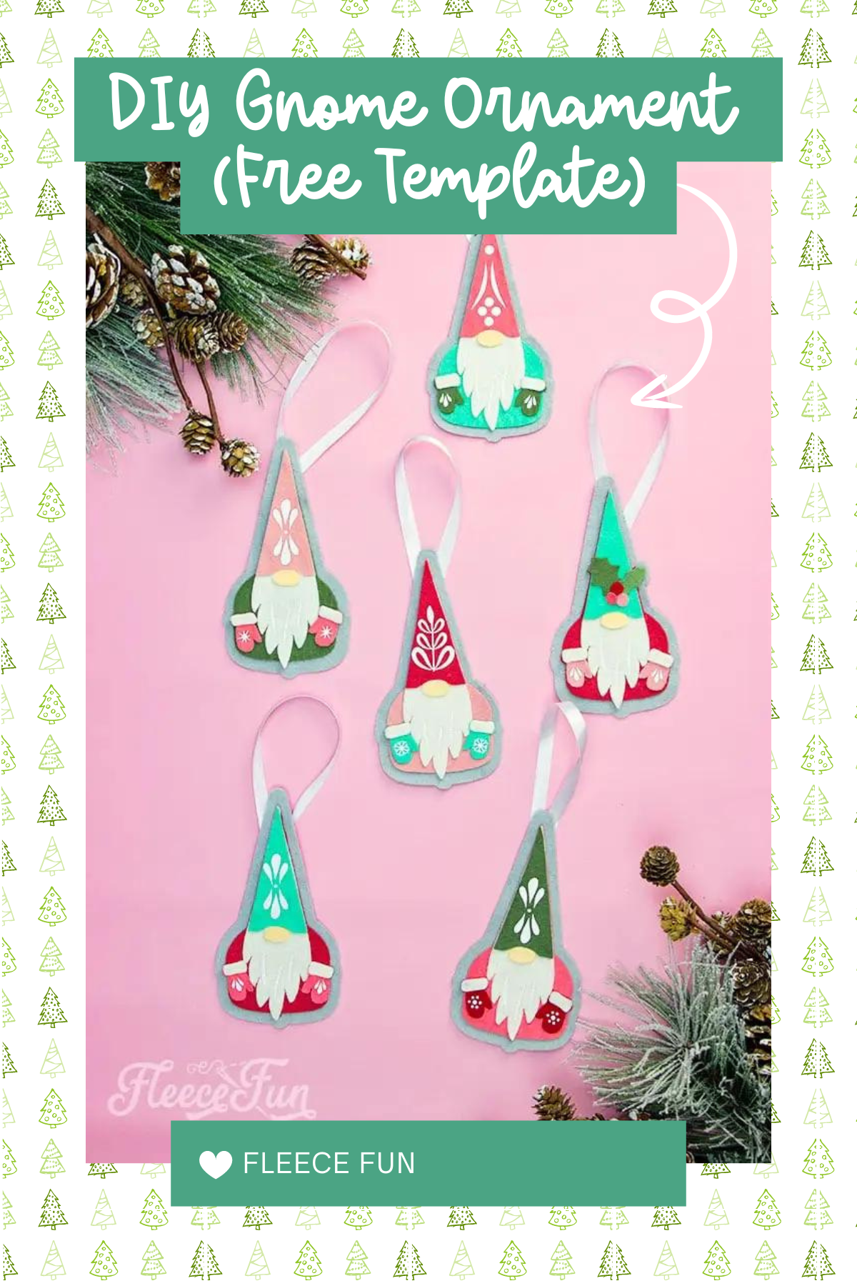 These gnome ornaments are so much fun to make, with their festive hats and cute beards! They’ll bring some serious Christmas cheer to your home.