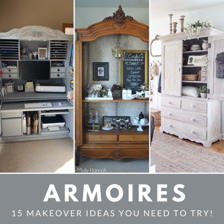 15 Repurposed Armoire Ideas – Furniture Makeovers You Need to See