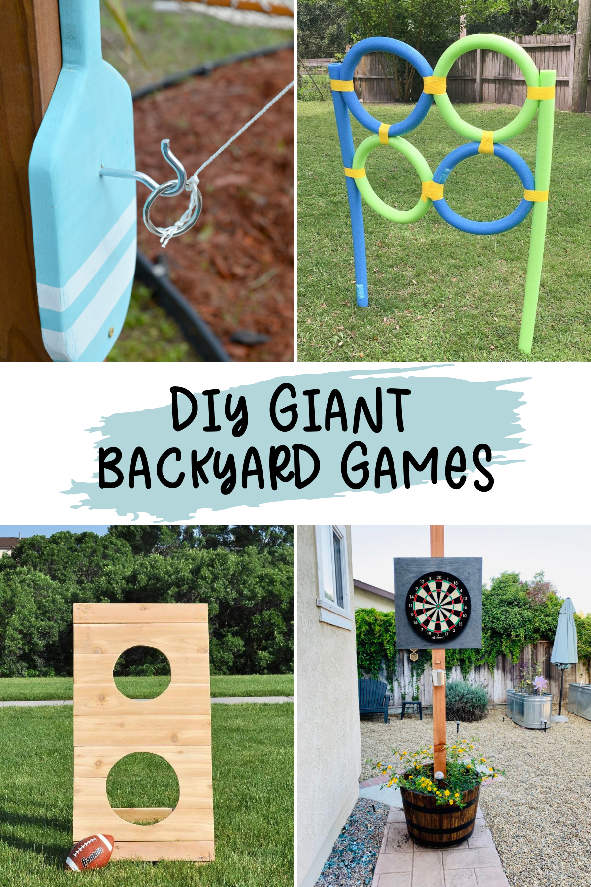 Bring on the summer fun with these DIY giant outdoor games! 🎉 Perfect for all ages, these wooden yard games will turn your backyard into an entertainment hub. Easy to make and customize – let the games begin! 🛠️🌞 #DIYYardGames #GiantBackyardGames #OutdoorFamilyGames