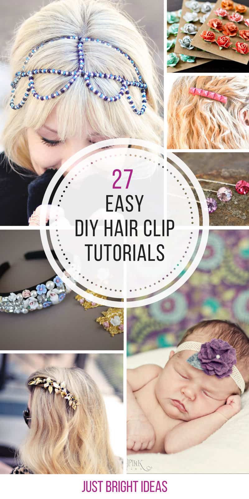27 Stunning DIY Hair Clips and Accessories You Need to Make