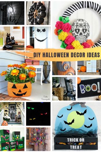 The BEST DIY Halloween Porch Decor Ideas {Spooky Pumpkins, Wreaths and ...