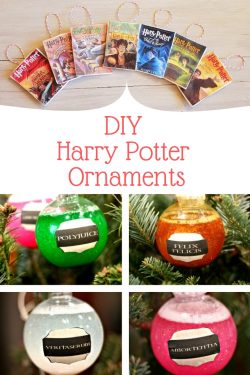 DIY Harry Potter Christmas Ornaments {that'll magic up your tree!}