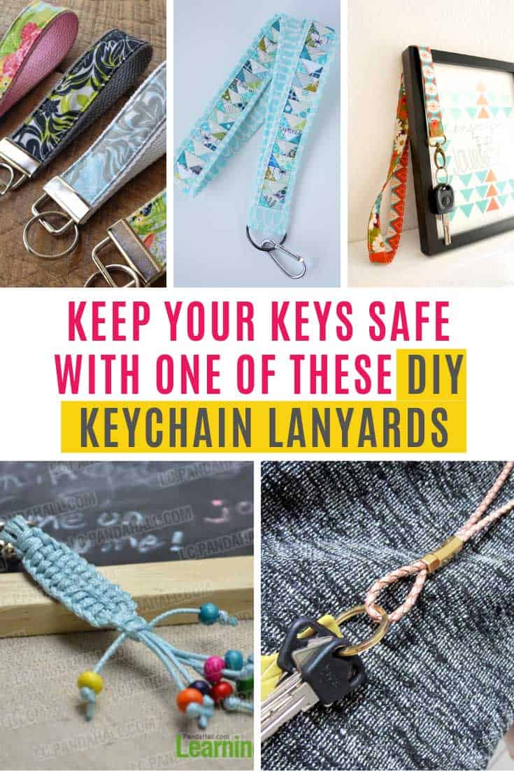These DIY lanyard keychains are the perfect way to keep your keys safe and accessible. Perfect for teachers and nurses.