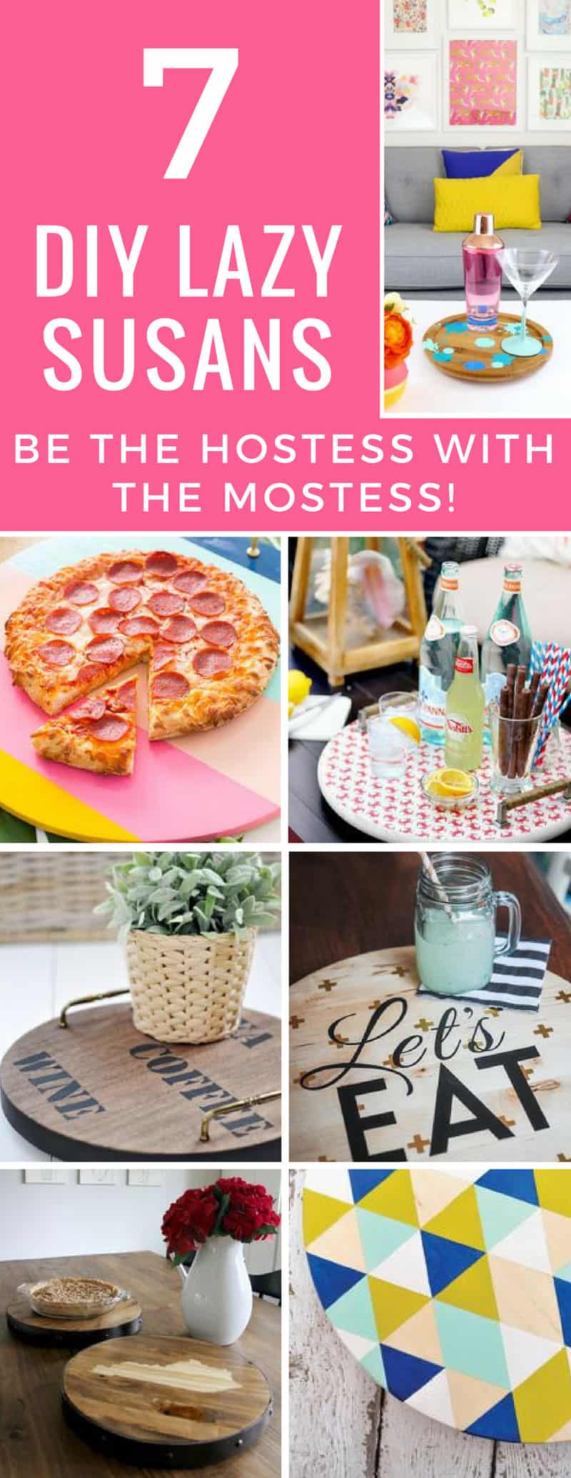 Totally in love with these DIY lazy susan ideas! I'm off to Goodwill to see if I can pick one up to makeover this weekend! Thanks for sharing!