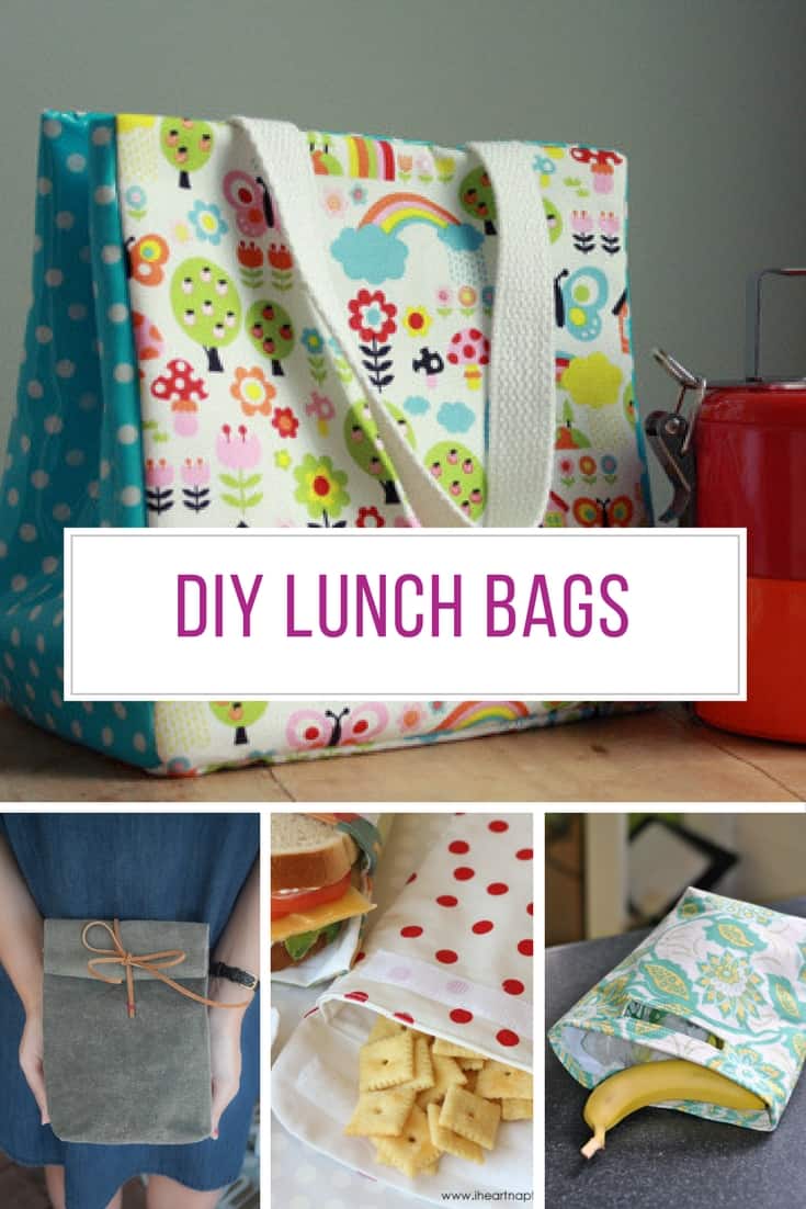 These DIY lunch bags are really cute! Thanks for sharing!