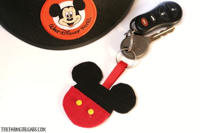 DIY Mickey Mouse Keychain