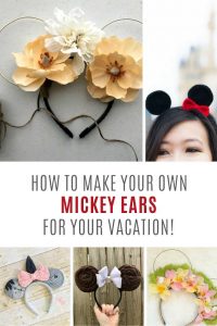 So many cute DIY Minnie ears to make for your Disney World trip!