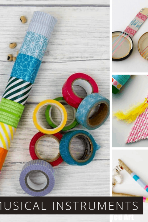 Loving these diy musical instruments - and such a wonderful thing to teach children that they can make their own toys!