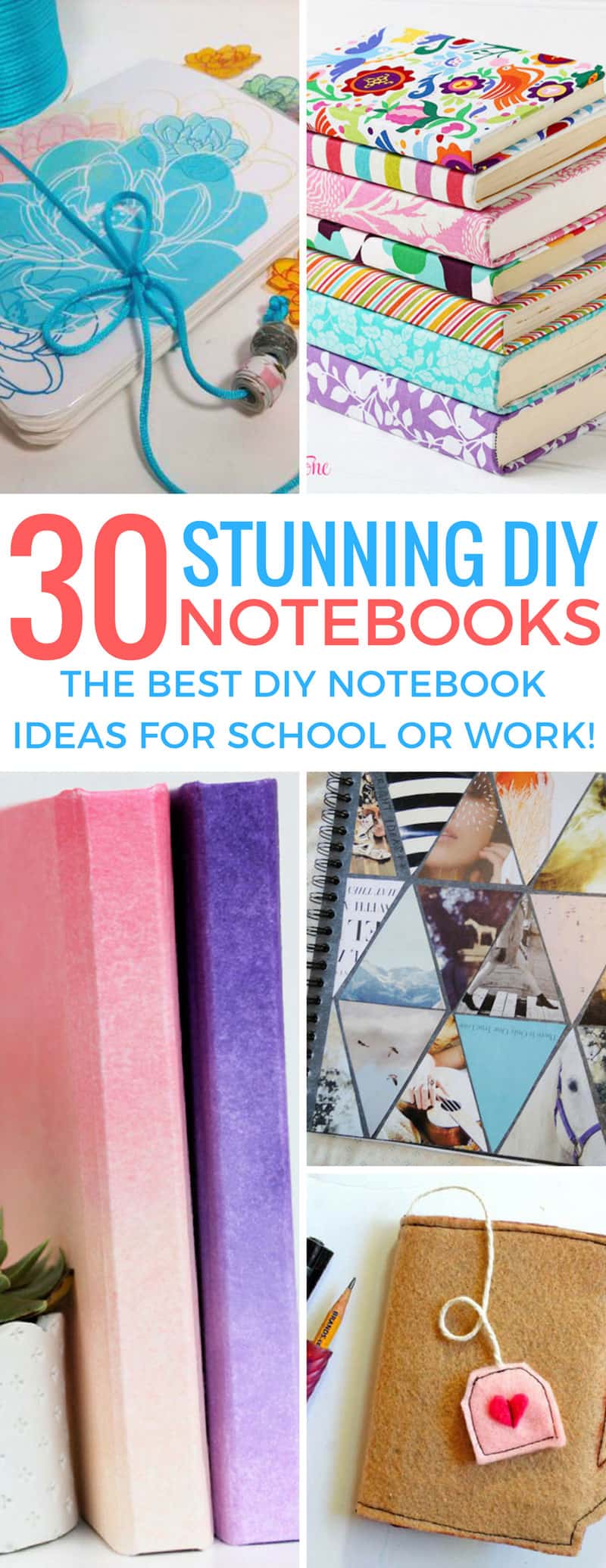 30 Stunning DIY Notebook Designs that You Have to Make