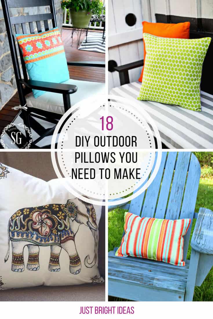 These DIY outdoor pillows are fabulous! Thanks for sharing!
