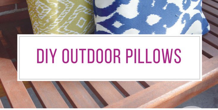 Loving these DIY outdoor pillows for my porch! Thanks for sharing!