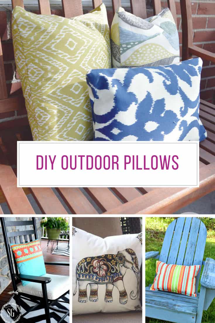 Loving these DIY outdoor pillows for my porch! Thanks for sharing!