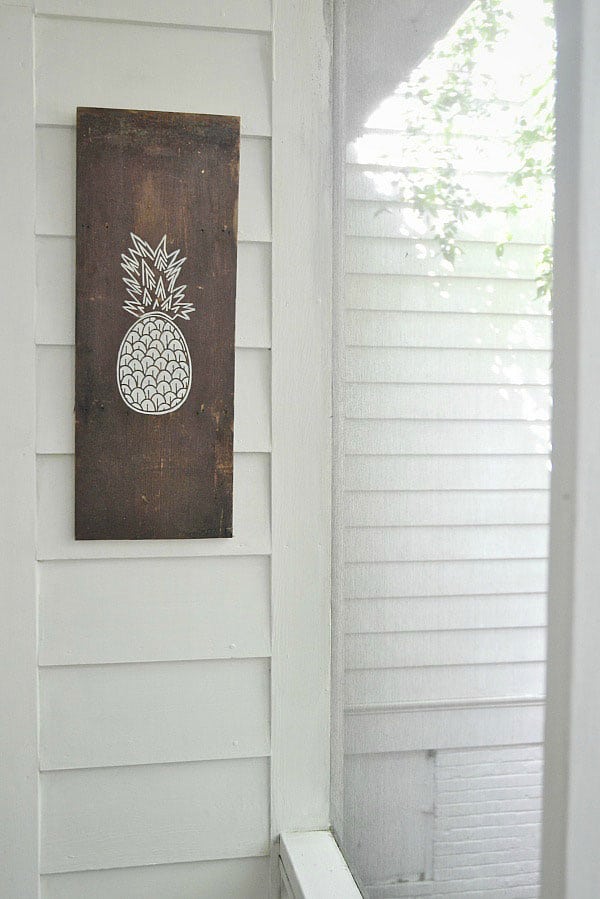 DIY Pineapple Art