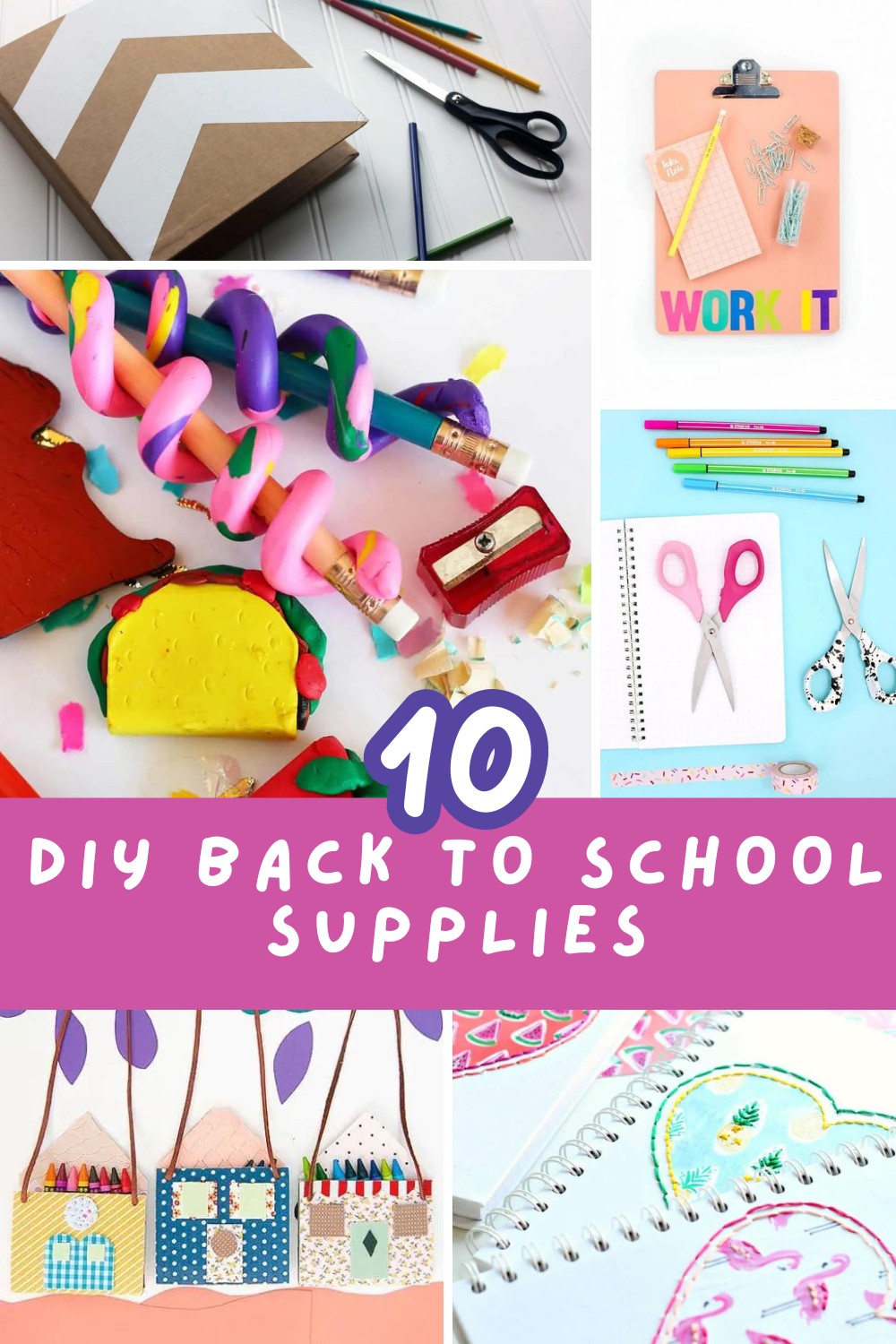 Get ready for school with these awesome DIY supplies! From custom notebooks and unique pencils to cool homemade erasers, your kids will be thrilled to make and use these creative projects. Perfect for adding a personal touch to their school gear! #DIYProjects #SchoolSupplies #BackToSchool