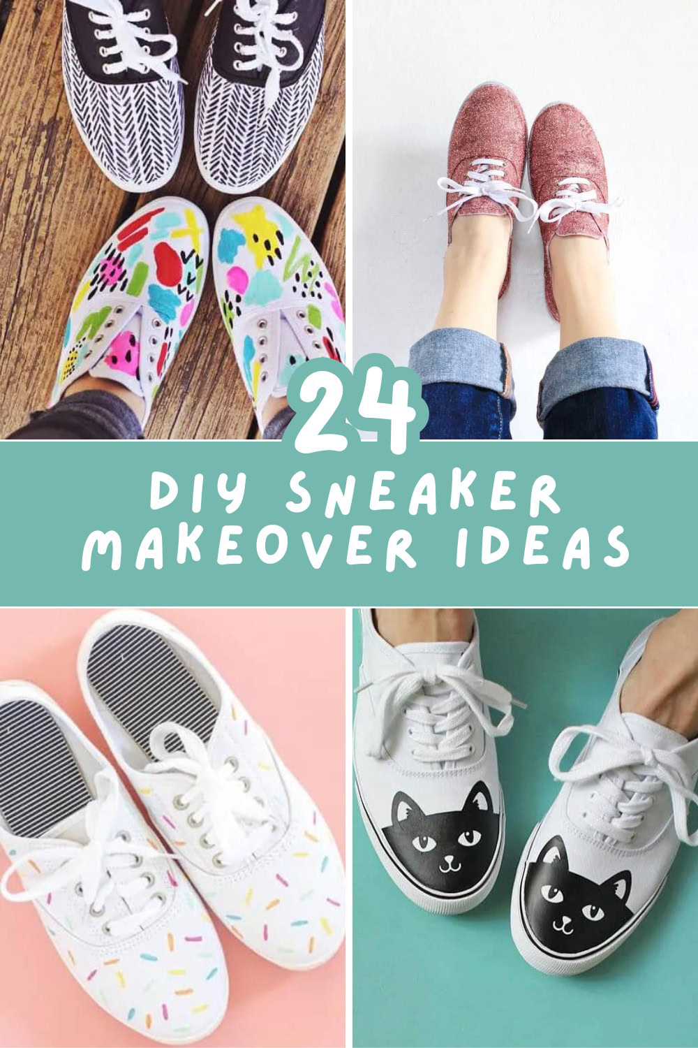 No need to splurge on designer kicks! Discover a stack of amazing and budget-friendly ideas to customize your sneakers. Get ready to turn your plain shoes into unique masterpieces! #DIYSneakers #CustomFootwear


