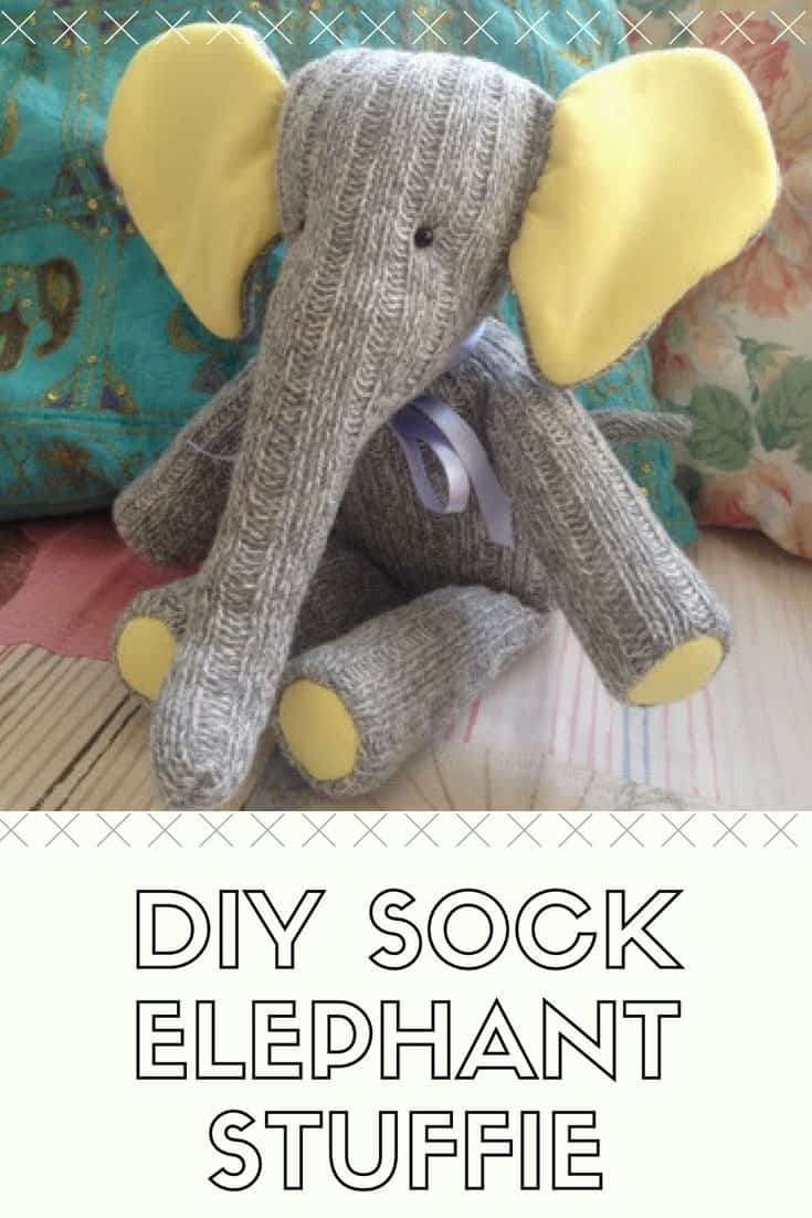 DIY Sock Elephant Stuffie