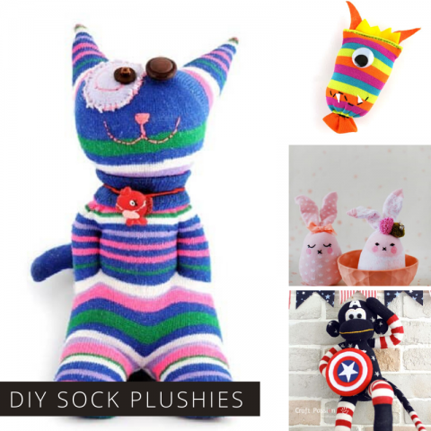 36 Easy DIY Sock Plushies and Animals You'll Want to Make this Weekend