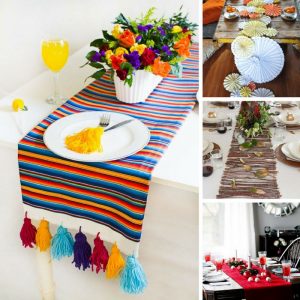 DIY Table Runners for Weddings, Christmas, Dinner Parties and Thanksgiving - FB Square