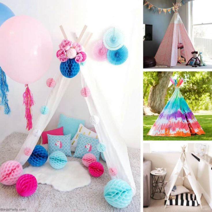 You just can't beat a DIY teepee for chilling out!