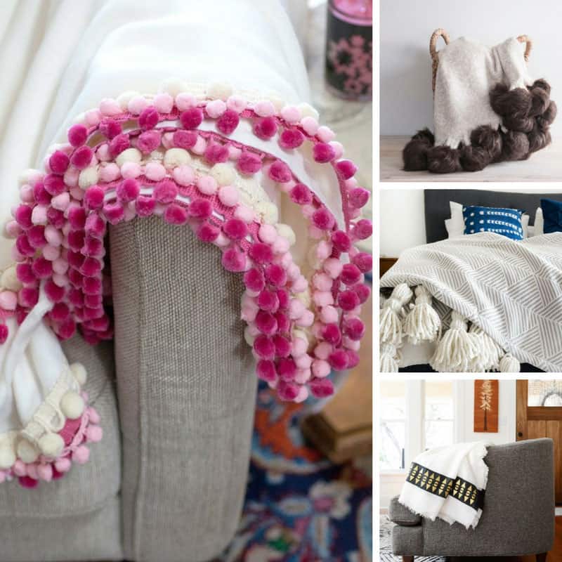 Cozy Up Your Home: Adding Pom Poms and Tassels to Blankets and