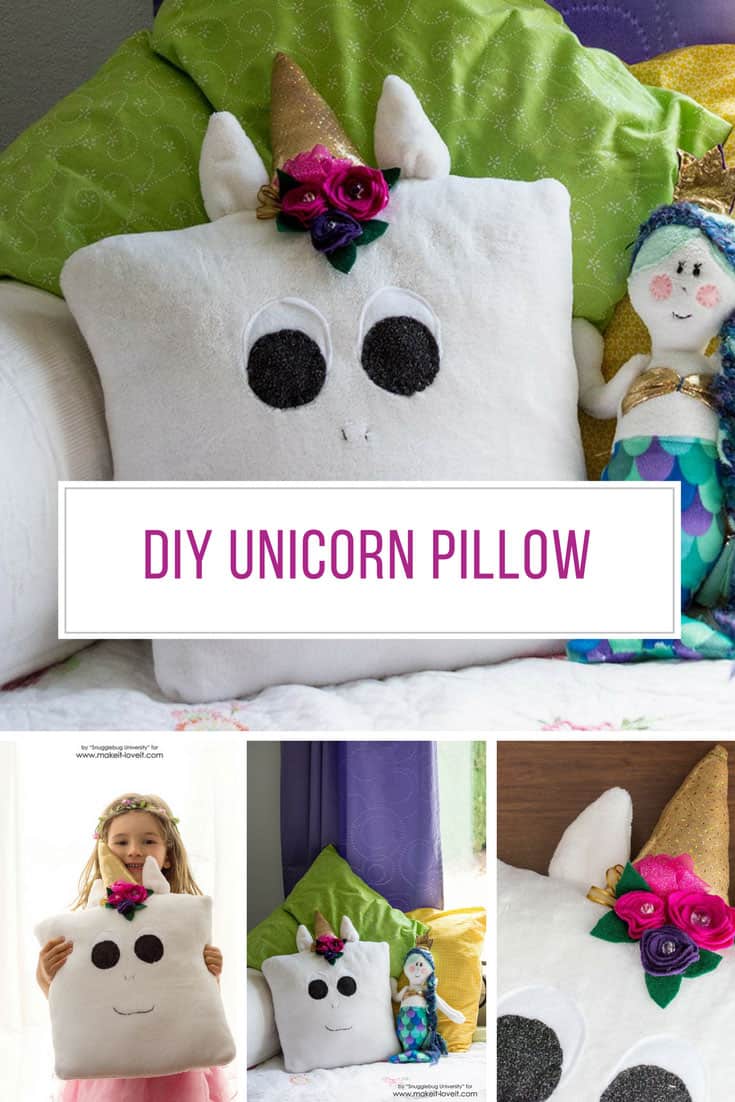 Every Unicorn Fan Needs a DIY Snuggle Buddy Pillow Like This One