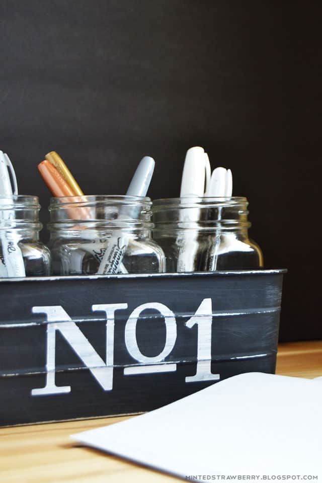 DIY Vintage Style Pencil Holder