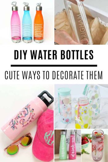 10 Creative Ways to Decorate a Water Bottle + Free Water Tracker Printable