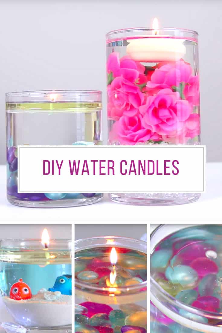 These DIY water candles are beautiful and so easy to make!