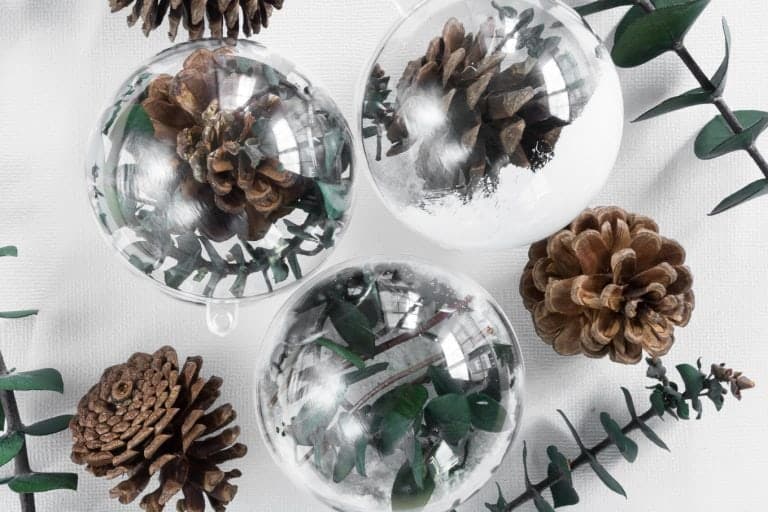 Simple Greenery-themed Ornaments