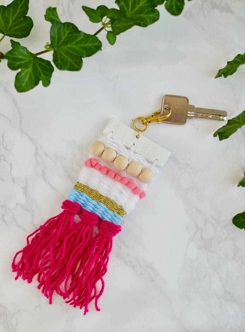 DIY Woven Keychain