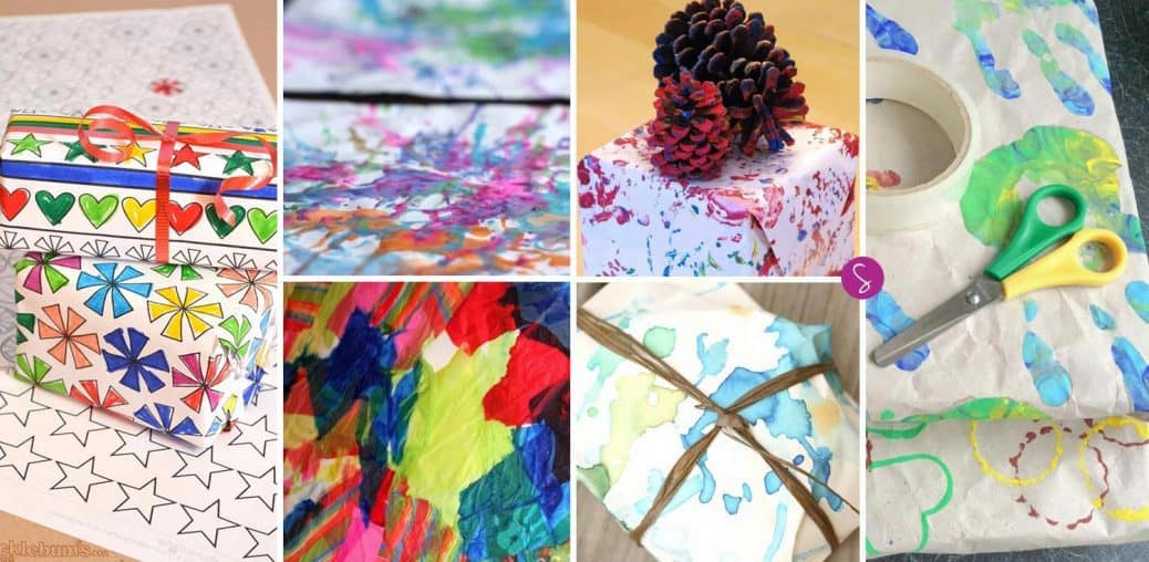 10 FABULOUS Homemade Wrapping Paper Crafts
