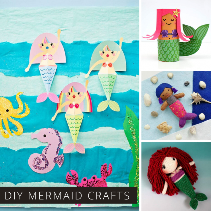 These DIY Mermaid Crafts Will Make You Feel Like You're Under the Sea