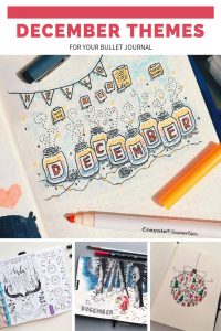 December Bullet Journal Themes