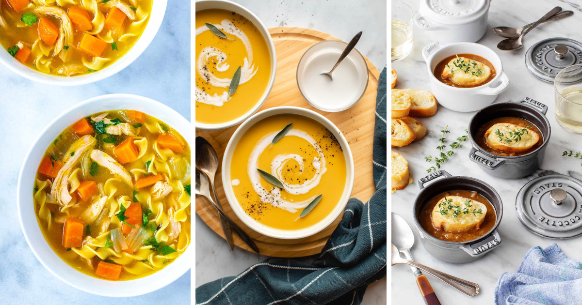 🍲 Quick soups for busy days! Try these delicious recipes that keep your family warm and happy. #EasyMeals #DecemberRecipes ❄️