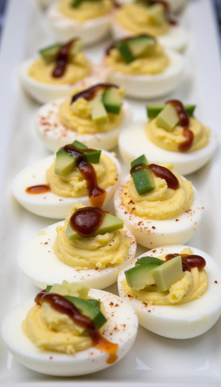 Deviled Eggs with a Twist are the classic make-ahead appetizer with fun flavor upgrades—great for a crowd!