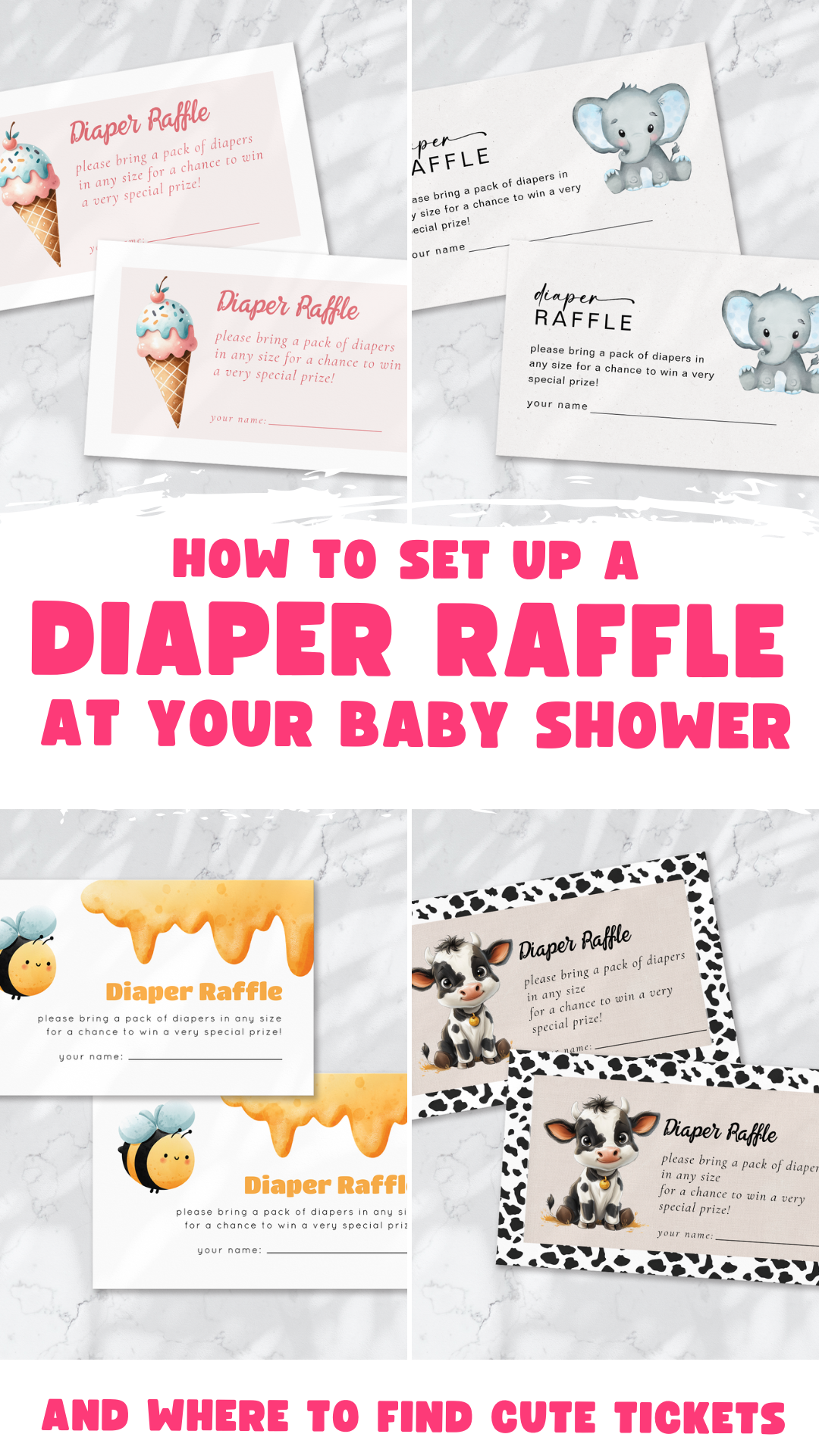 Want a fun way to stock up on diapers and keep guests engaged? A diaper raffle is the perfect baby shower game! Learn how to set it up, what to include, and why it’s a win-win for everyone involved. 🎟🍼 #DiaperRaffle #BabyShowerGames #BabyShowerIdeas