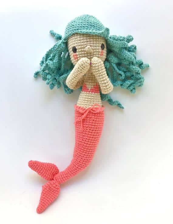 Diega the Mermaid Crochet Doll